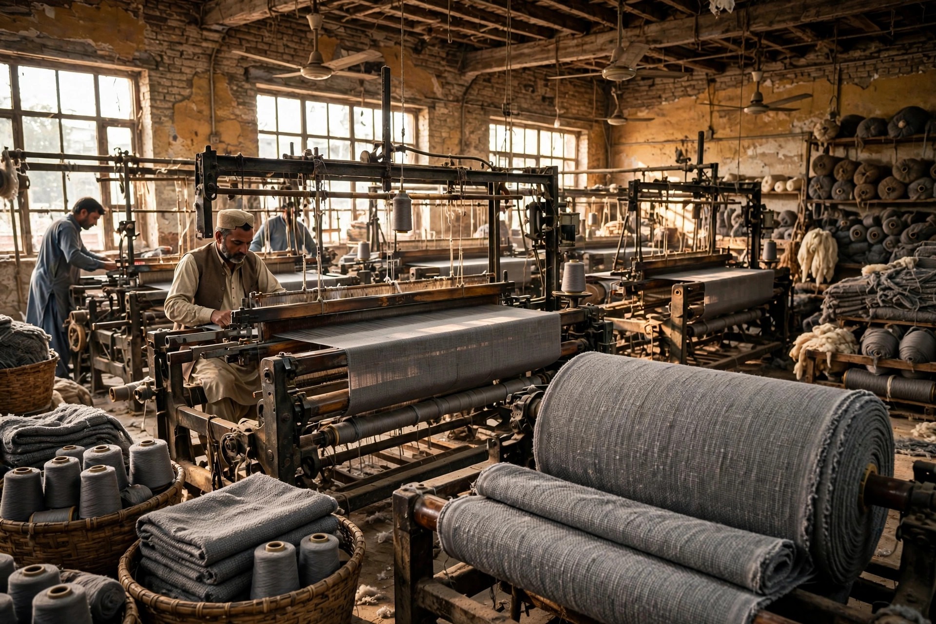 Yousaf Weaving Mills (YOUW): a small Faisalabad weaver holding a sector seat in the index